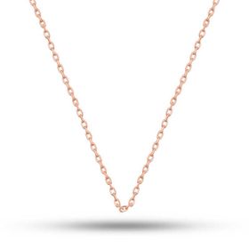 Gumush T7494 Rose 0.30 Mikron 45 cm Forse Kadın Gümüş Zincir
