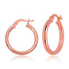 Gumush T7577 Rose Halka Kadın Gümüş Küpe