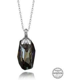 Gumush T7588 Swarovski Crystal Taşlı Özel Kesim Kadın Gümüş Kolye