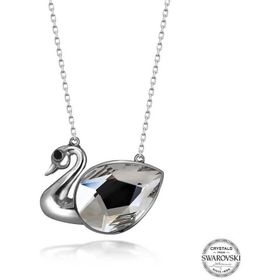 Gumush T7649 Swarovski Crystal Taşlı Kuğu Kadın Gümüş Kolye