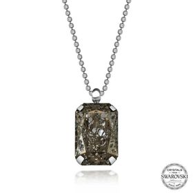 Gumush T7661 Swarovski Crystal Taşlı Top Zincir Kadın Gümüş Kolye