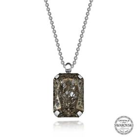 Gumush T7661 Swarovski Crystal Taşlı Top Zincir Kadın Gümüş Kolye
