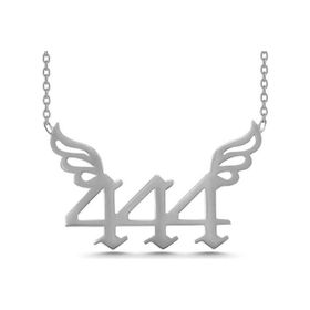 Gumush T7848 Gümüş 444 Melek Sayısı Kadın Kolye