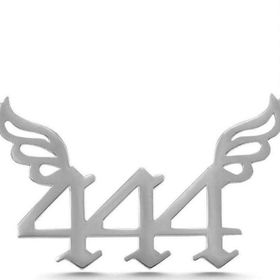 Gumush T7848 Gümüş 444 Melek Sayısı Kadın Kolye