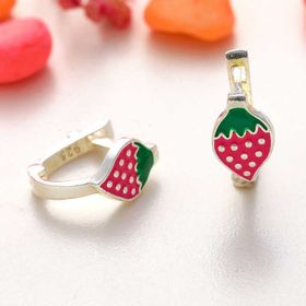 Gumush T8159 Çilek Çocuk Gümüş Küpe