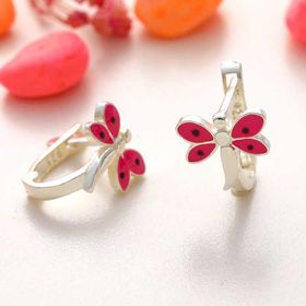 Gumush T8166 Gümüş Yusufcuk Çocuk Küpesi