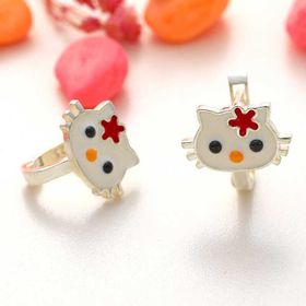 Gumush T8173 Gümüş Kedi Çocuk Küpesi
