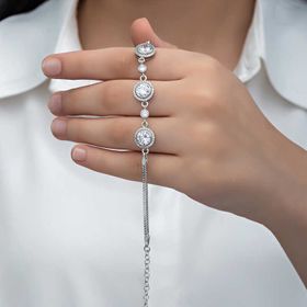 Gumush T8315 Gümüş Tektaş Kadın Bileklik