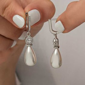 Gumush T8618 Damla İnci Kadın Gümüş Küpe