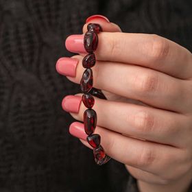 Gumush T8748 Yetişkin Damla Kehribar Bileklik