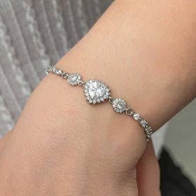 Gumush T8771 Kalpli Su Yolu Kadın Gümüş Bileklik