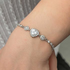 Gumush T8771 Kalpli Su Yolu Kadın Gümüş Bileklik