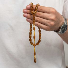 Gumush T8833 Sıkma Kehribar Tesbih