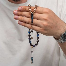 Gumush T8868 Sıkma Kehribar Tesbih