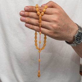 Gumush T8875 Sıkma Kehribar Tesbih