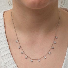Gumush T8903 Yıldız Şans Kadın Gümüş Kolye
