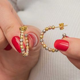 Gumush T8951 Dorika Kadın Gümüş Küpe