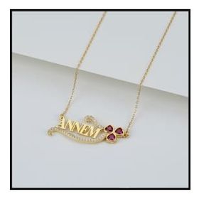 Gümüşistan 925 Ayar Annem Gümüş Kolye