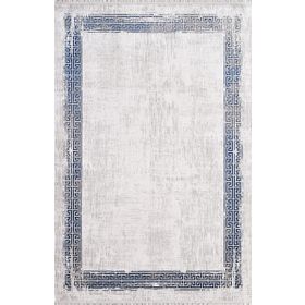 Gümüşsuyu 11298 Black Brown Mavi 160x230 cm Salon Halı