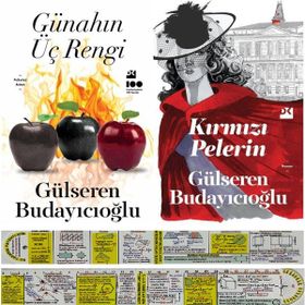 Günahın Üç Rengi - Kırmızı Pelerin - 2 Kitap - Gülseren Budayıcıoğlu + Matematik Öğreten Ayraç