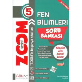 Günay 5.Sınıf Zoom Serisi Fen Bilimleri Soru Bankası