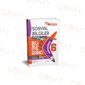 Günay 6. SINIF Bumerang Etkinlikli Sosyal Bilgiler