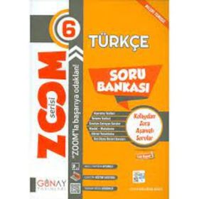 Günay 6. Sınıf Zoom Serisi Türkçe Soru Bankası