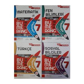 Günay 7. Sınıf 4'lü Bumerang Soru Bankası Seti