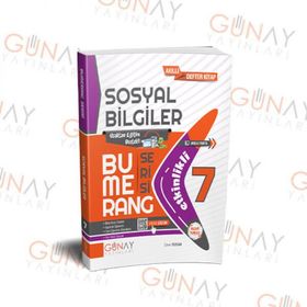 Günay 7. Sınıf Bumerang Etkinlikli Sosyal Bilgiler