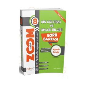 Günay 8. Sınıf Zoom Serisi Din Kültürü ve Ahlak Bilgisi Soru Bankası