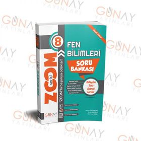 Günay 8. Sınıf Zoom Serisi Fen Bilimleri Soru Bankası