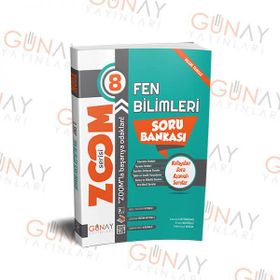 Günay 8. Sınıf Zoom Serisi Fen Bilimleri Soru Bankası