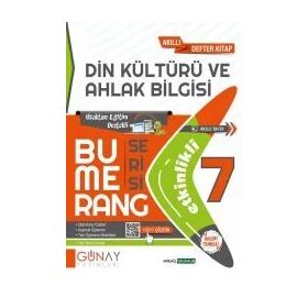 Günay Yay 2324 7. Sınıf Bumerang Din Kültürü ve Ahlak Bilgisi Akıllı Defter Kitap