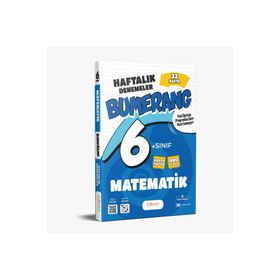 Günay Yayınları - 2025-2026 6.Sınıf Bumerang 32 Haftalık Matematik Denemeleri