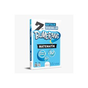 Günay Yayınları - 2025-2026 7.Sınıf Bumerang 32 Haftalık Matematik Denemeleri