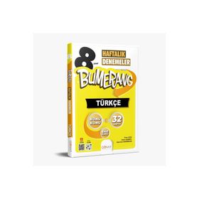 Günay Yayınları - 2025-2026 Müfredat 8.Sınıf Bumerang 32 Haftalık Türkçe Denemeleri