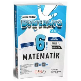Günay Yayınları - 2026 6. Sınıf Matematik Bumerang Etkinlikli Soru Bankası