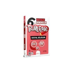 Günay Yayınları 2324 6. Sınıf Bumerang Sosyal Bilgiler Haftalık Denemeler