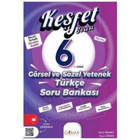 Günay Yayınları 2324 6. Sınıf Keşfet Serisi Görsel ve Sözel Yetenek Türkçe Soru Bankası