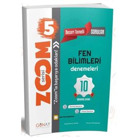 Günay Yayınları 5. Sınıf Fen Bilimleri Zoom Serisi 10 Deneme