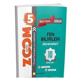 Günay Yayınları 5. Sınıf Fen Bilimleri Zoom Serisi 10 Deneme
