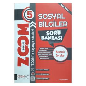 Günay Yayınları 5. Sınıf Sosyal Bilgiler Zoom Serisi 20 Deneme