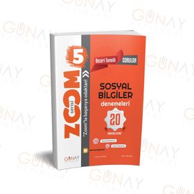 Günay Yayınları 5. Sınıf Sosyal Bilgiler Zoom Serisi 20 Deneme