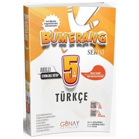 Günay Yayınları 5. Sınıf Türkçe Bumerang Etkinlikli Kitap