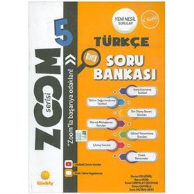 Günay Yayınları 5.sınıf Türkçe Zoom Soru Bankası