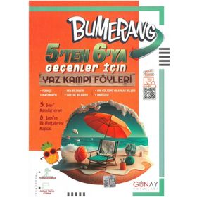 Günay Yayınları - 5'ten 6'ya Geçenler İçin Bumerang Yaz Kampı Föyleri
