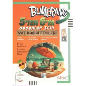 Günay Yayınları - 5'ten 6'ya Geçenler İçin Bumerang Yaz Kampı Föyleri