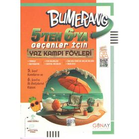 Günay Yayınları - 5'ten 6'ya Geçenler İçin Bumerang Yaz Kampı Föyleri