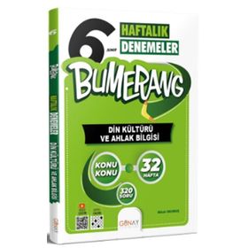 Günay Yayınları 6.Sınıf Din Kültürü ve Ahlak Bilgisi Bumerang Konu Konu Haftalık Denemeler