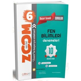 Günay Yayınları 6. Sınıf Fen Bilimleri 10 Deneme Zoom Serisi